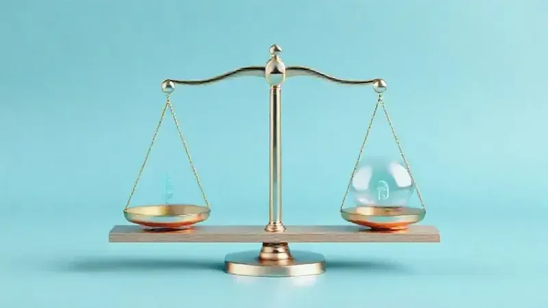 Render 3D conceitual da análise custo-benefício com relação preço-desempenho equilibrada.