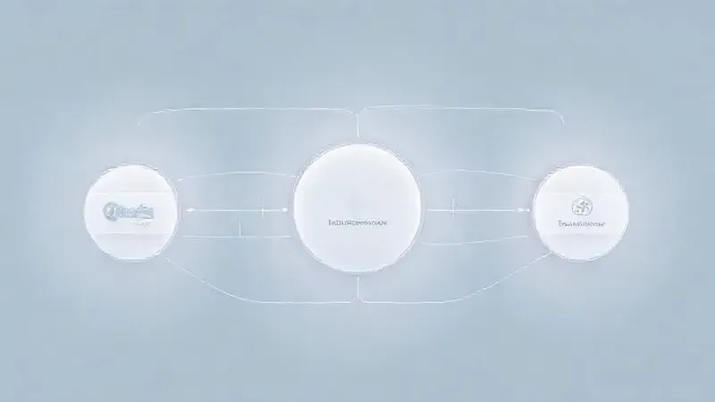 Diagrama conceitual ilustrando relações corporativas entre empresas de tecnologia com conexões globais de negócios