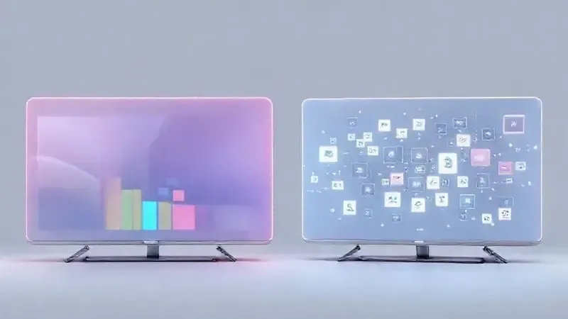Comparação conceitual entre TV tradicional e Smart TV mostrando conectividade e funcionalidades diferentes