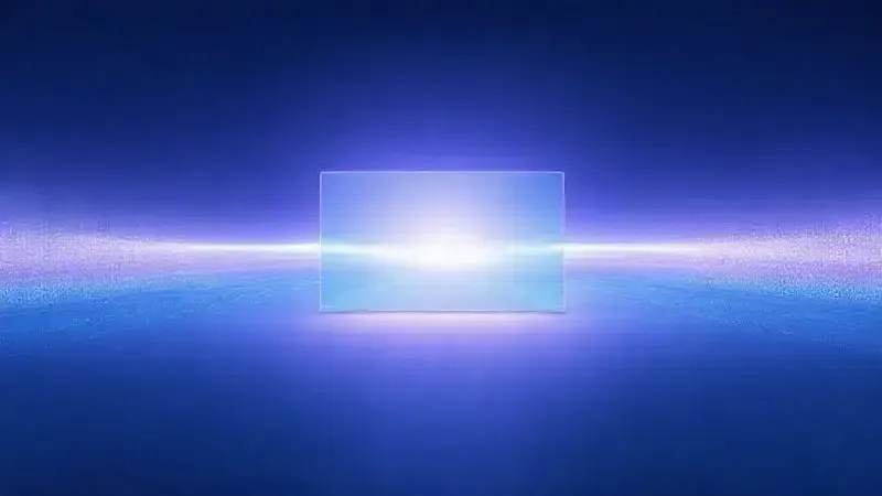 Evolução da resolução de imagem de SD até 8K, representada como ondas de clareza progressiva em ilustração digital.