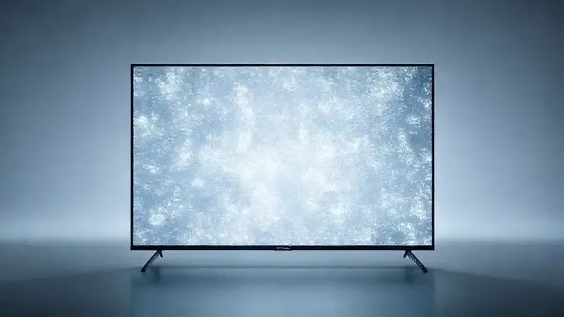 Ilustração conceitual da qualidade de imagem 8K com pixels perfeitos e definição ultra-alta em tela de TV
