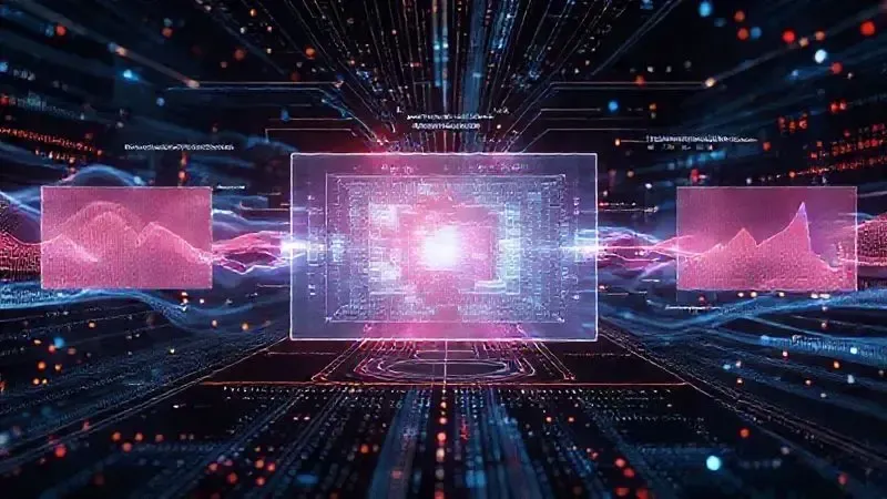 Processamento de imagem conceitual com representação de IA, mapeamento tonal e calibração de cores