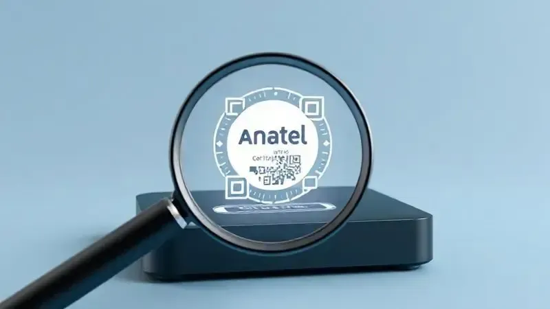 Representação conceitual do processo de verificação da homologação Anatel em TV Box